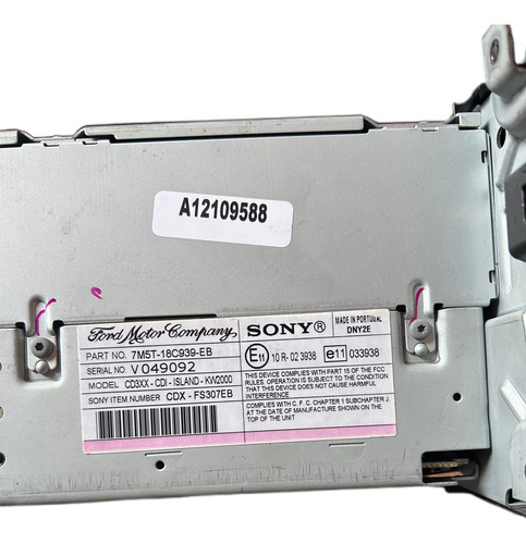 Radio Mp3 Player Original  Ford Focus 2008/2010 - Imagem 2