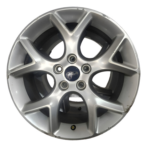 Roda Ford Focus 17   Liga Alumínio 5 Furos Cinza - Imagem 1