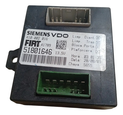 Módulo Limpador Fiat Palio Siena Strada 07/13 51801646