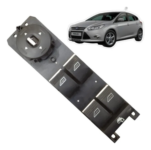 Comando Do Vidro Elétrico Ford Focus 2013 A 2016 Original Preto