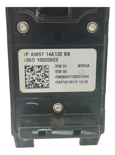 Comando Do Vidro Elétrico Ford Focus 2013 A 2016 Original Preto - Imagem 5