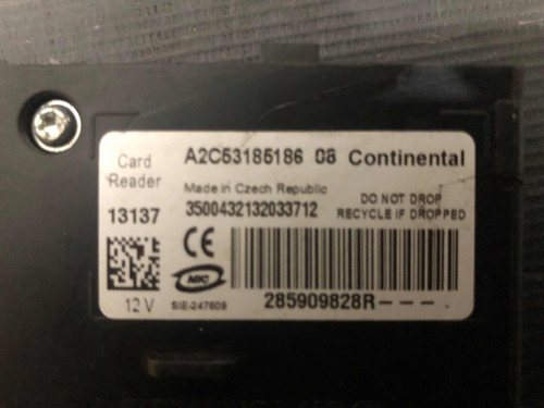 Leitor De Chave Renault Fluence 2.0 2011-2017 A2c5318518608 Preto - Imagem 10