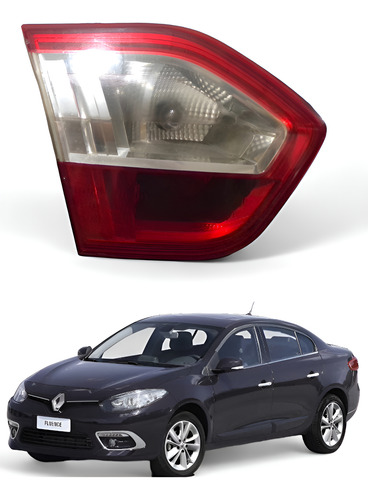 Lanterna Esq Tampa Renault Fluence 09/15 Cod. 02072599900010 Esquerdo Vermelho