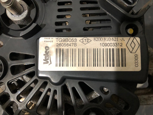 Alternador Renault Symbol Clio Megane 1.6 16v Cod. 2605647b - Imagem 6