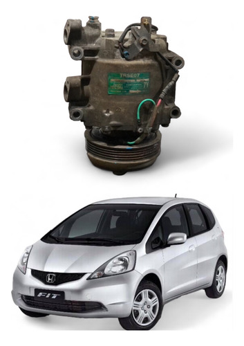 Compressor Ar Condicionado Honda Fit 1.4 2011 Original - Imagem 1