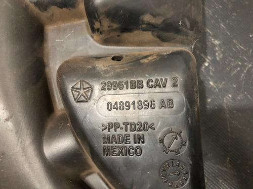 Duto Caixa Filtro De Ar Dodge Journey 2.7 V6 Cod. 04891896ab - Imagem 6