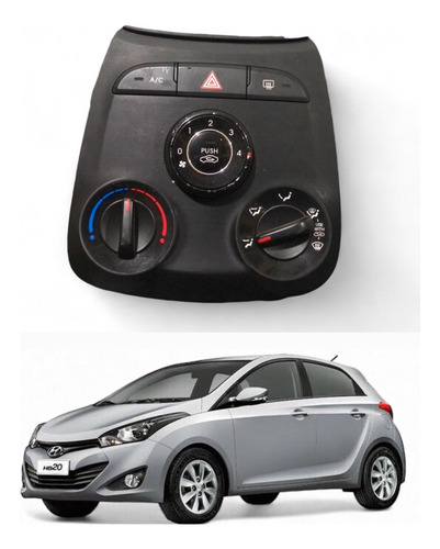 Comando De Ar Hyundai Hb20 2014 A 2019 Cod. 972501s170