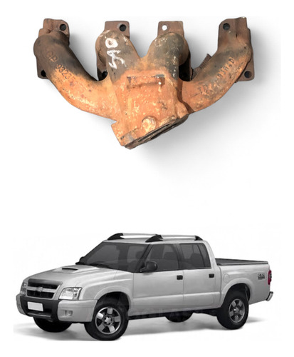 Coletor De Escape Gm S10 Astra Zafira 2.4 05/11 Cod 93235175