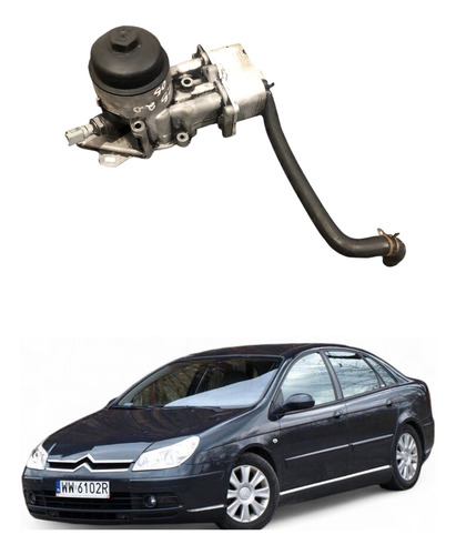 Suporte Filtro Óleo E Trocador De Calor Citröen C5 01/05 2.0