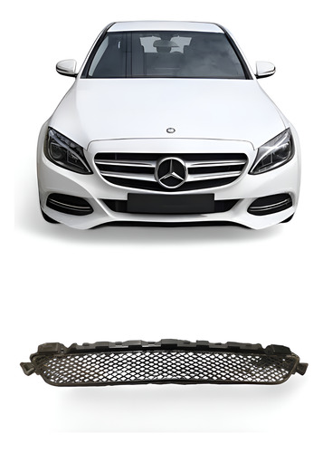 Grade Inferior Parachoque Mercedes C180 C200 Cod A2058850423 Fosco