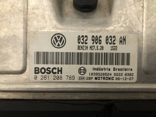 Kit Code Injeção Vw Crossfox 1.6 Flex 04/10 Cod. 032906032an - Imagem 3