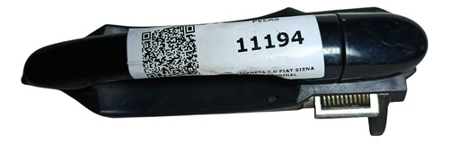 Maçaneta T.d Fiat Siena 2010 Original Preto Dianteira