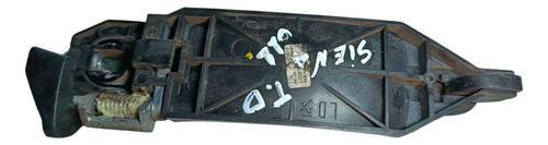 Maçaneta T.d Fiat Siena 2010 Original Preto Dianteira - Imagem 2