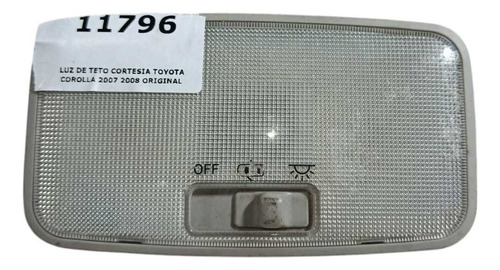 Luz De Teto Cortesia Toyota Corolla 2007 2008 Original