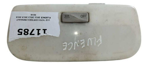 Luz Teto Cortesia Renault Fluence 2011 2012 2013 2014 2016