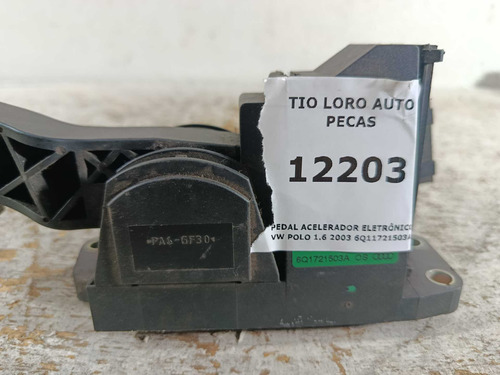 Pedal Acelerador Eletrônico Vw Polo 1.6 2003 6q11721503a - Imagem 5