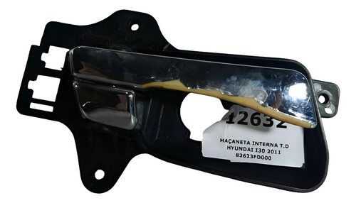 Maçaneta Interna T.d Hyundai I30 2011 82623fd000 Preto Traseira