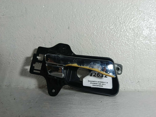 Maçaneta Interna T.d Hyundai I30 2011 82623fd000 Preto Traseira - Imagem 5