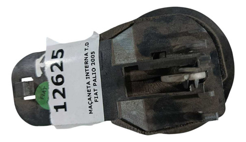 Maçaneta Interna T.d Fiat Palio 2005 Preto Traseira - Imagem 3