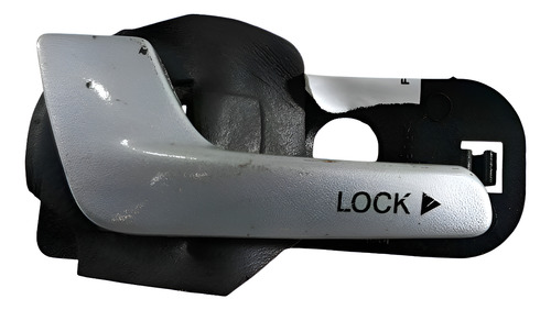 Maçaneta Interna T.e Fiat Strada 2004 A 2007 Preto Traseira