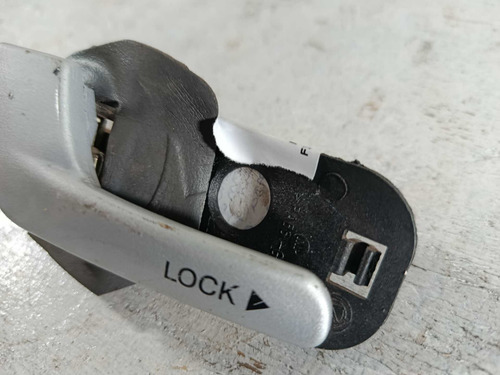 Maçaneta Interna T.e Fiat Strada 2004 A 2007 Preto Traseira - Imagem 6