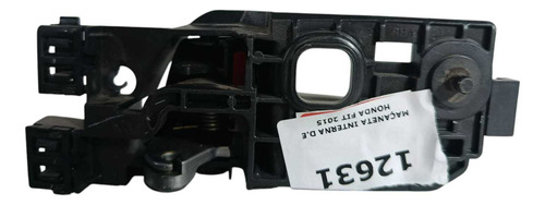 Maçaneta Interna D.e Honda Fit 2015 Preto Dianteira - Imagem 3