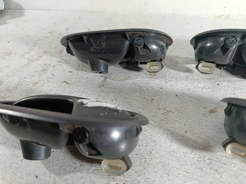 Jogo 4 Maçanetas Internas Renault Logan 2015 A 2020 Original Preto Dianteira/traseira - Imagem 7