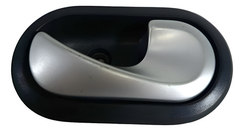 Maçaneta Interna D.d Renault Sandero 2018 8200733847 Prata Dianteira