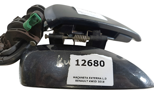 Maçaneta Externa L.d Renault Kwid 2018 P/pintar Preto Dianteira/traseira
