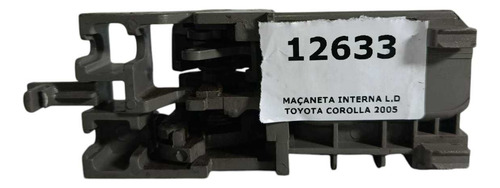 Maçaneta Interna L.d Toyota Corolla 2005 Preto Dianteira/traseira - Imagem 3