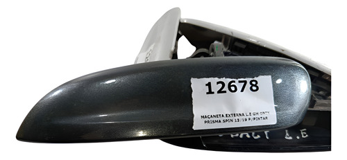 Maçaneta Externa L.e Gm Onix Prisma Spin 13/19 P/pintar Preto Dianteira/traseira