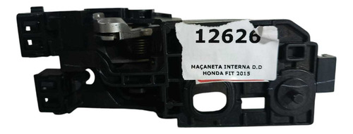 Maçaneta Interna D.d Honda Fit 2015 Preto Dianteira - Imagem 3