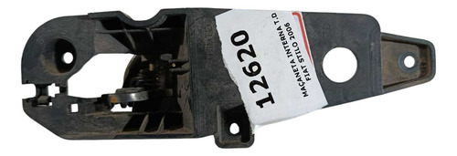 Maçaneta Interna T.d Fiat Stilo 2005 Preto Traseira - Imagem 3