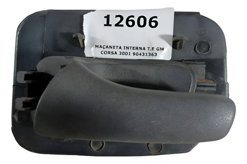 Maçaneta Interna T.e Gm Corsa 2001 90431363 Preto Traseira