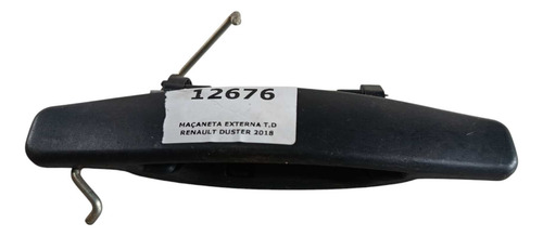 Maçaneta Externa T.d Renault Duster 2018 Preto Traseira - Imagem 5