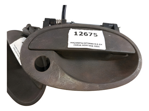 Maçaneta Externa D.d Gm Corsa Montana 2005 P/pintar Preto Dianteira