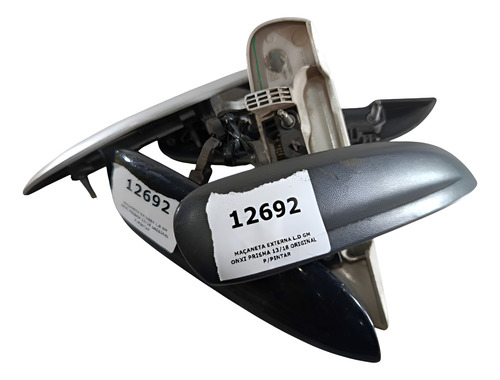 Maçaneta Externa L.d Gm Onxi Prisma 13/18 Original P/pintar Preto Dianteira/traseira