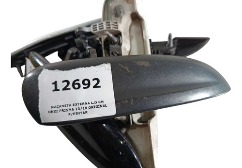 Maçaneta Externa L.d Gm Onxi Prisma 13/18 Original P/pintar Preto Dianteira/traseira - Imagem 3