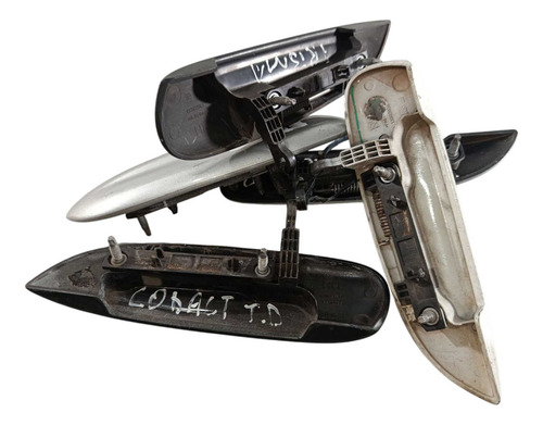 Maçaneta Externa L.d Gm Onxi Prisma 13/18 Original P/pintar Preto Dianteira/traseira - Imagem 4