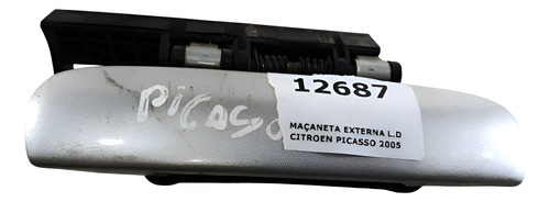 Maçaneta Externa L.d Citroen Picasso 2005 Prata Dianteira/traseira
