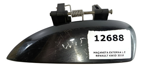 Maçaneta Externa L.e Renault Kwid 2018 Preto Dianteira/traseira