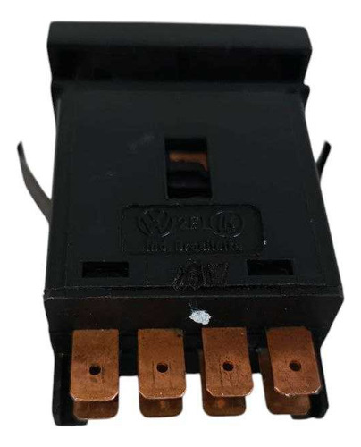 Botão Pisca Alerta Vw Spacefox 06/10 5z0953235 Preto - Imagem 4