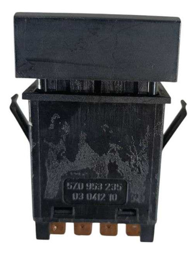 Botão Pisca Alerta Vw Spacefox 06/10 5z0953235 Preto - Imagem 6