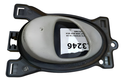 Maçaneta Interna T.d Gm Celta 2007 2008 2009 2010 93312860 Preto Traseira