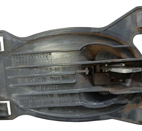 Maçaneta Interna T.d Gm Celta 2007 2008 2009 2010 93312860 Preto Traseira - Imagem 3