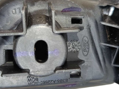 Maçaneta Interna Porta D.d Ford Ka 2014 2015 2016 E3b5a22660 Preto Dianteira - Imagem 4