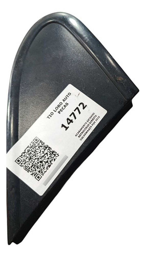 Acabamento Externo Retrovisor Direito Volkswagen Fox 2010 Preto - Imagem 4