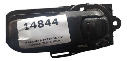 Maçaneta Interna L.d Nissan Tiida 2010 Preto Dianteira - Imagem 5