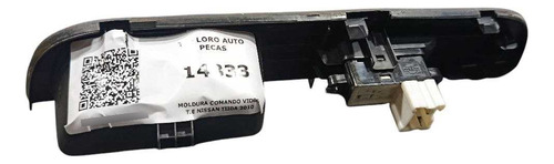 Moldura Comando Vidro T.e Nissan Tiida 2010 Cinza - Imagem 4