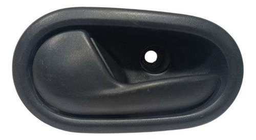 Maçaneta Interna Lado Esquerdo Sandero 2018 Preto Dianteira - Imagem 3